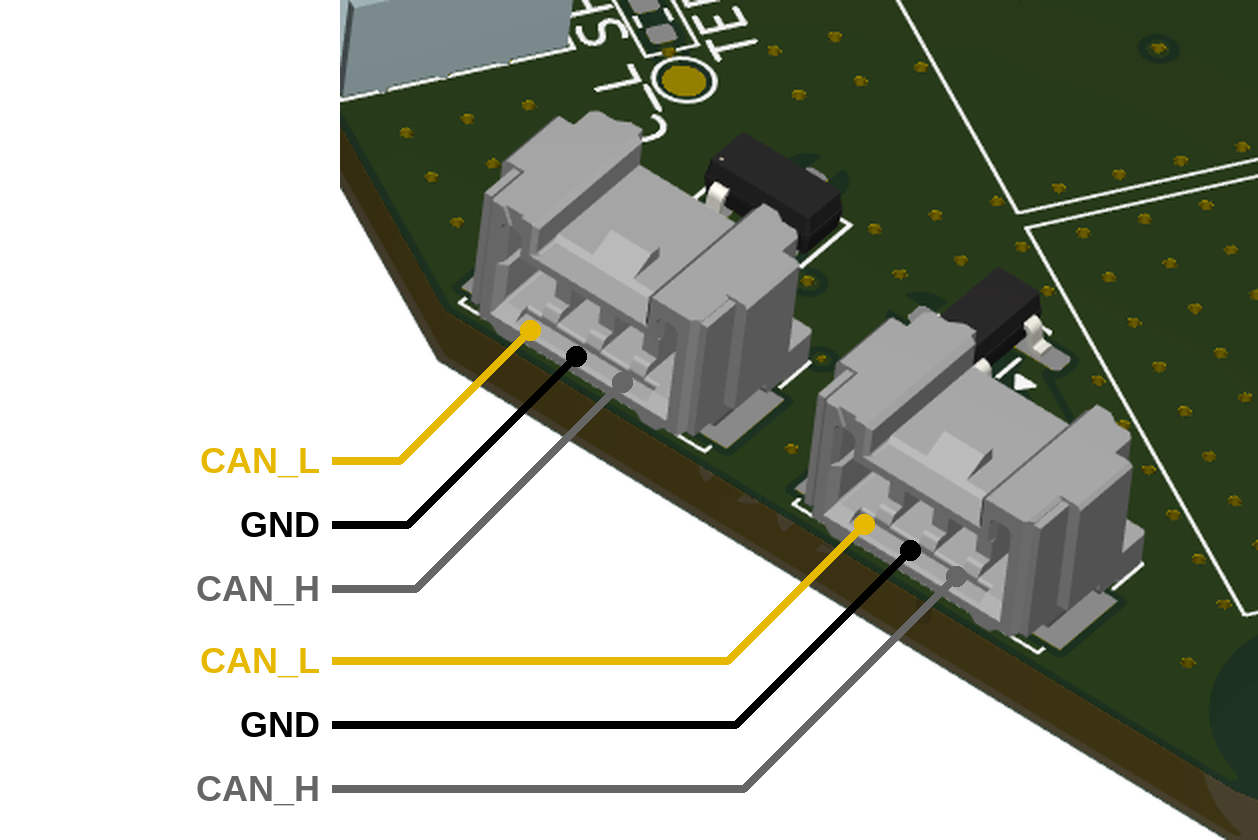 MD200 CAN FD connector pinout