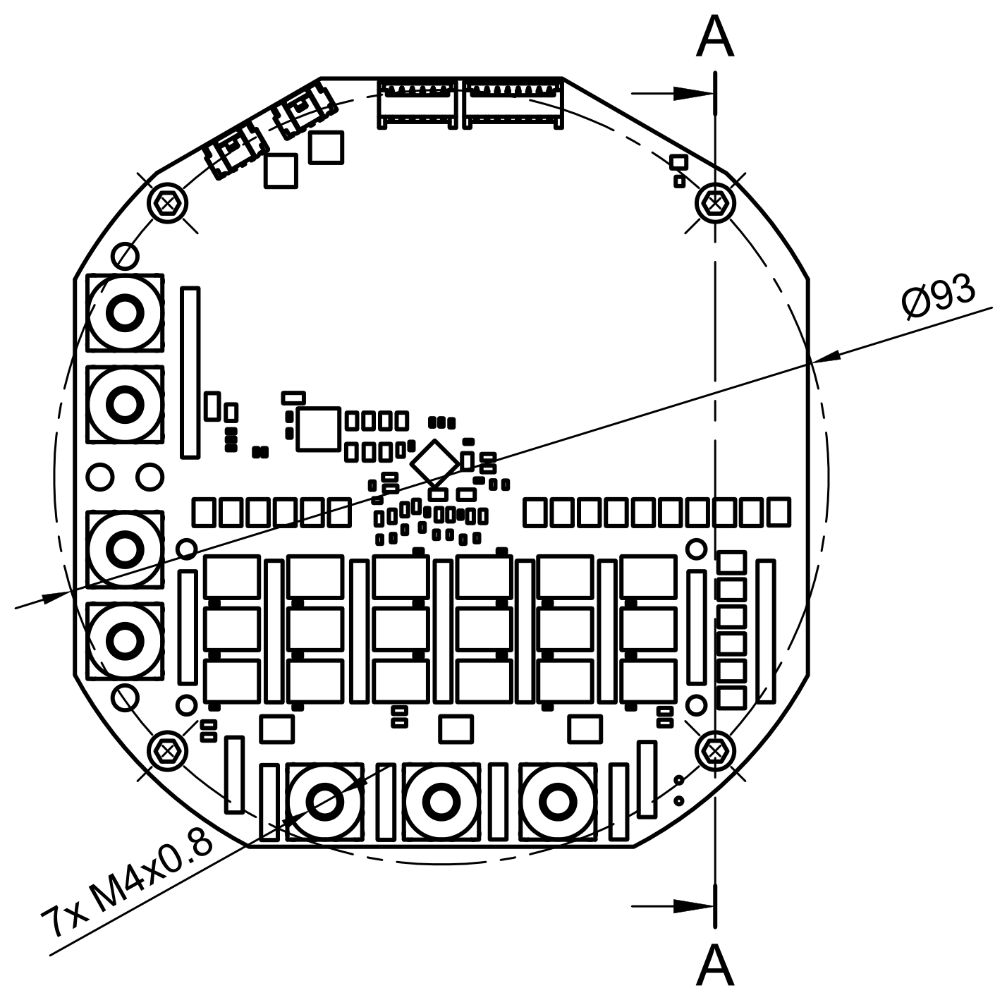 MD200 top view